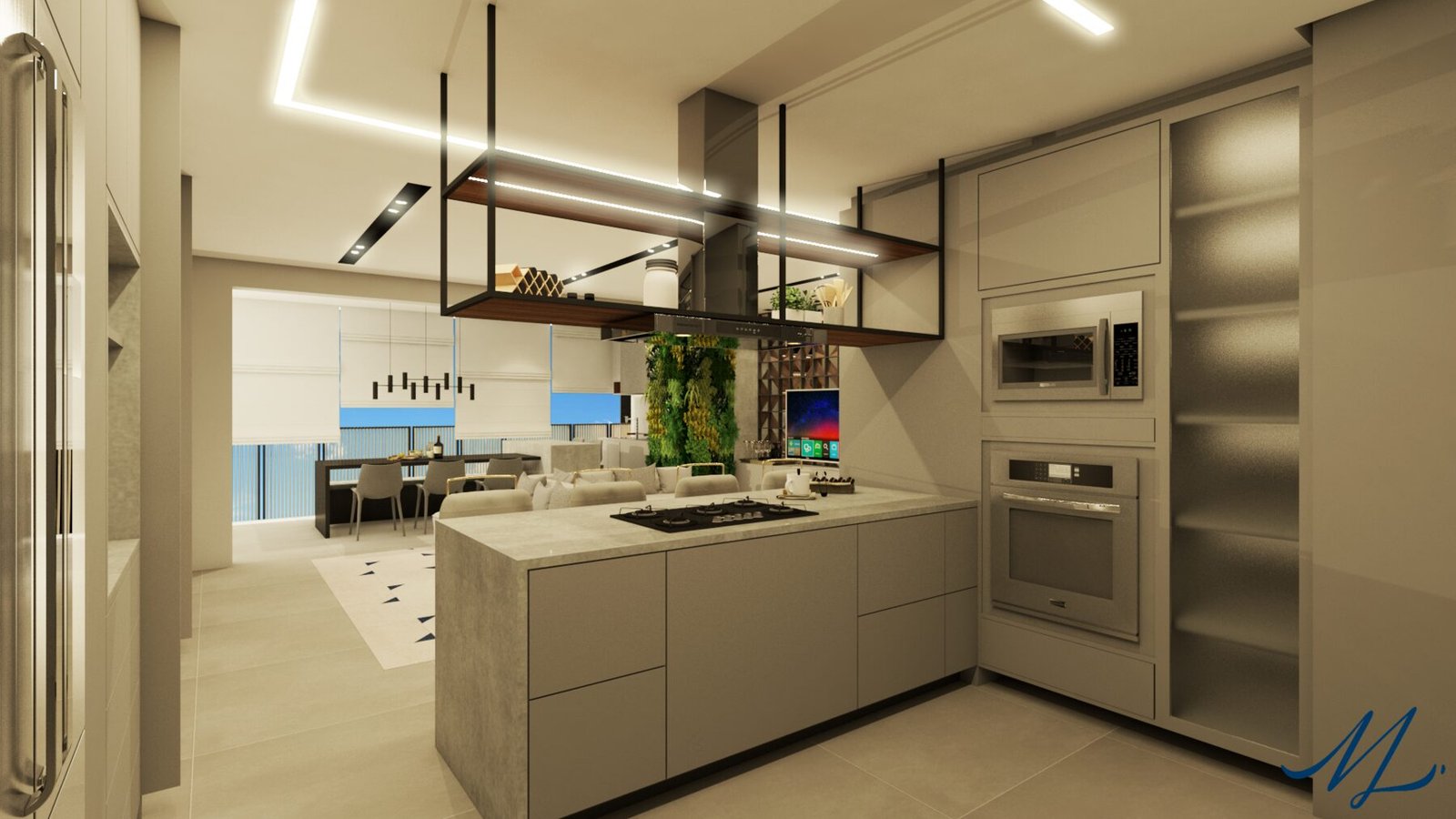 Cozinha — Apartamento J|L, Moema, São Paulo — ML Arquitetos Associados