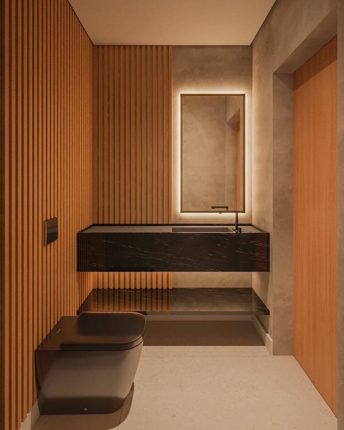 Lavabo — Apartamento M|F, Brooklin — ML Arquitetos Associados