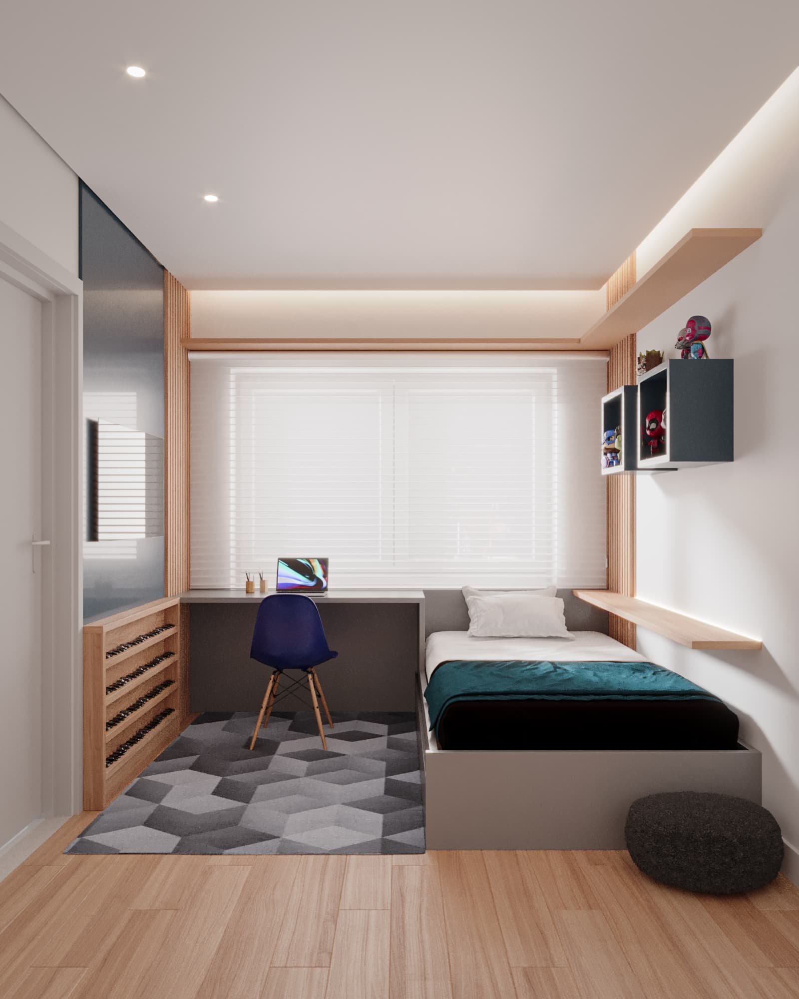 Suíte Infantil — Apartamento M|F, Brooklin — ML Arquitetos Associados