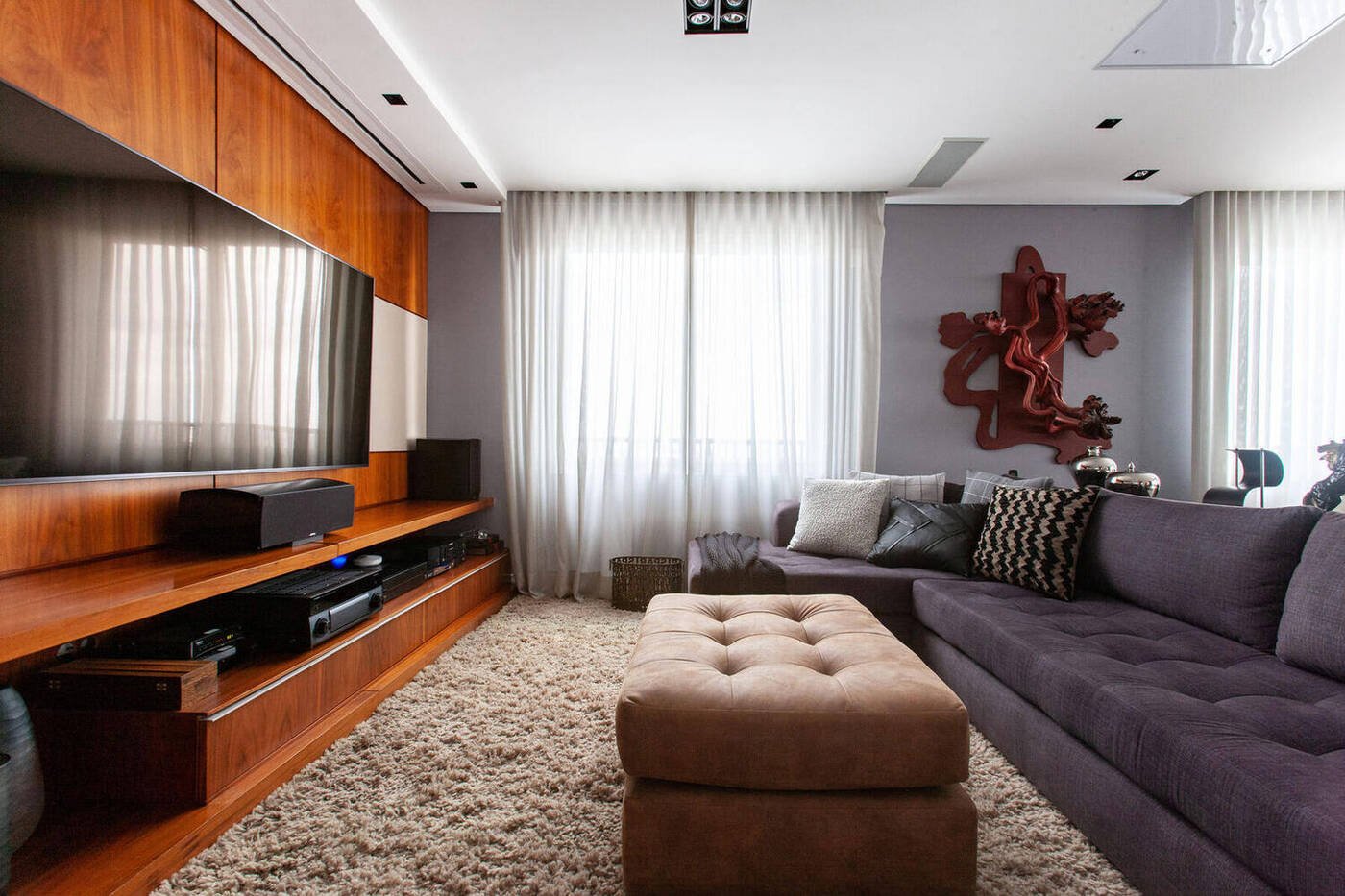 Sala de TV — Home Theater — Apartamento M|P, Paraíso — ML Arquitetos Associados