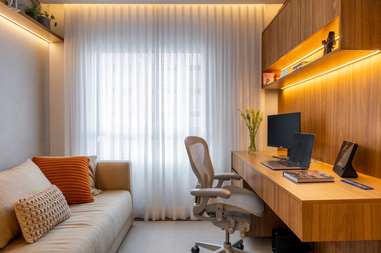 Home Office — Apartamento S|R, Aclimação — ML Arquitetos Associados