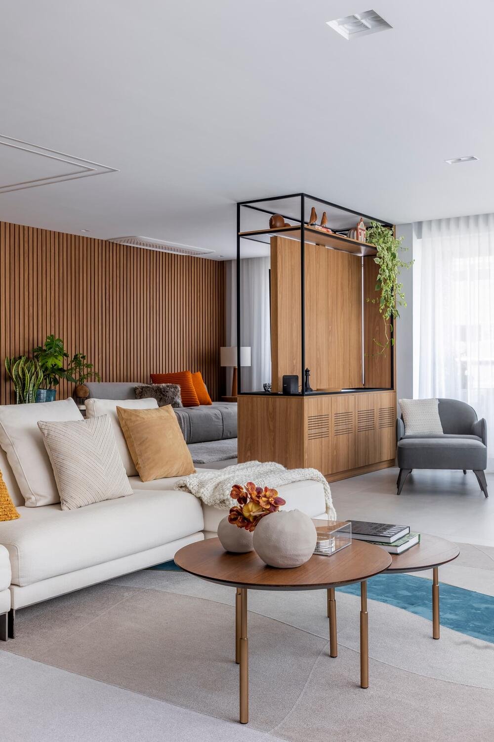 Living — Painel Central — Apartamento S|R, Aclimação — ML Arquitetos Associados
