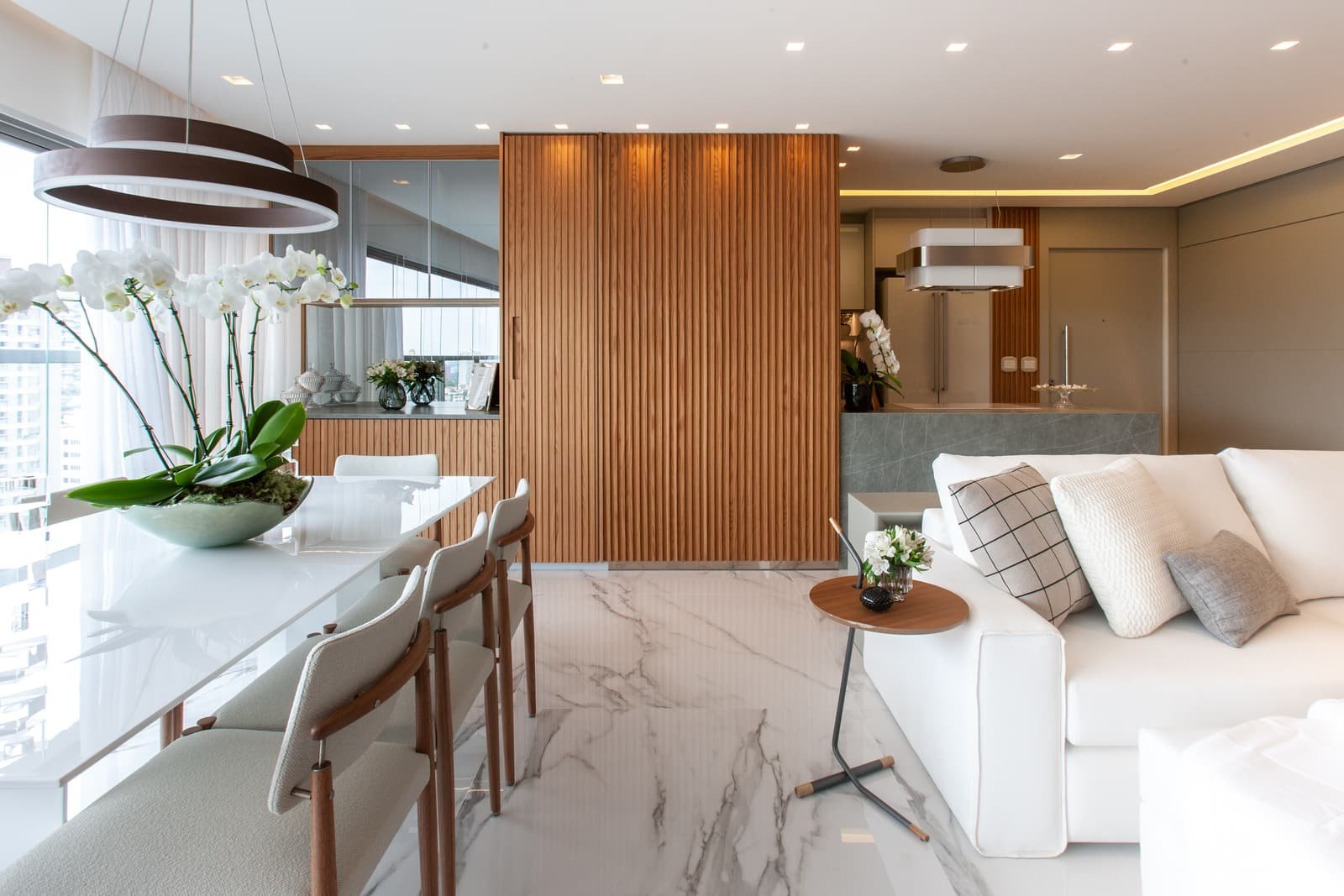 Jantar & Estar — Apartamento S|A, Vila Madalena — ML Arquitetos Associados